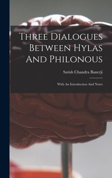 portada Three Dialogues Between Hylas And Philonous (en Inglés)