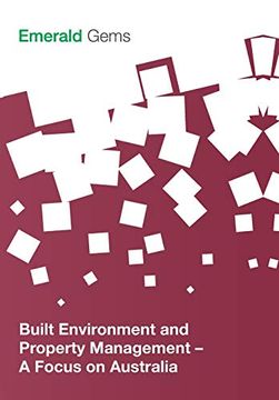 portada Built Environment and Property Management: A Focus on Australia (Emerald Gems) (in English)