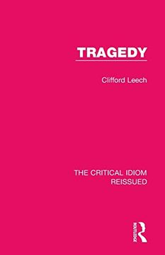 portada Tragedy (The Critical Idiom Reissued) (en Inglés)