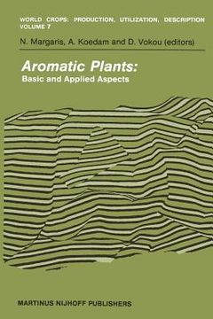 portada Aromatic Plants: Basic and Applied Aspects (in English)