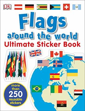 portada Ultimate Sticker Book: Flags Around the World (Ultimate Sticker Books) (en Inglés)
