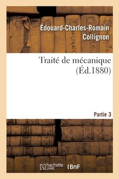 portada Traité de Mécanique. Partie 3 (en Francés)