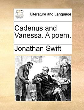 portada cadenus and vanessa. a poem. (in English)
