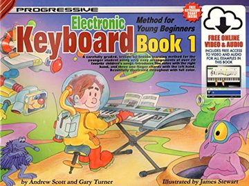 portada progressive keyboard,method for young beginners (book 1)