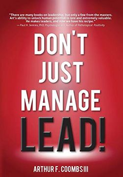 portada Don'T Just Manage--Lead! (en Inglés)