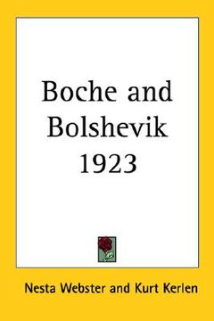 portada boche and bolshevik 1923 (en Inglés)