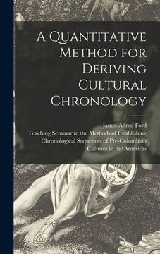 portada A Quantitative Method for Deriving Cultural Chronology (en Inglés)