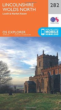 portada Lincolnshire Wolds North (OS Explorer Active Map)
