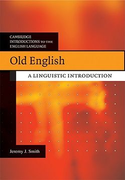 portada Old English Paperback: A Linguistic Introduction (Cambridge Introductions to the English Language) (in English)