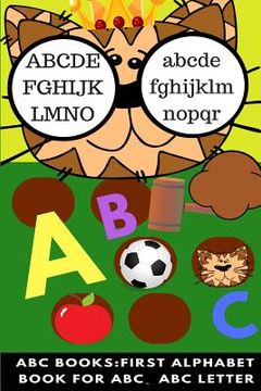 portada abc book: first alphabet for abc (en Inglés)
