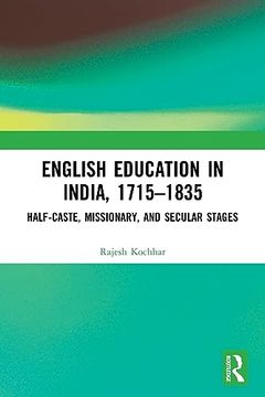 portada English Education in India, 1715-1835 (en Inglés)