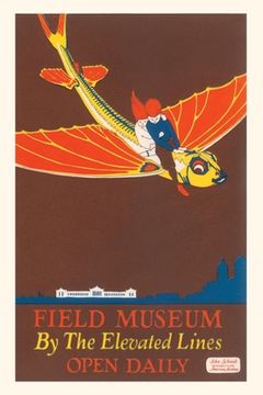 portada Vintage Journal Poster for Field Museum with Children on Giant Koi (in English)