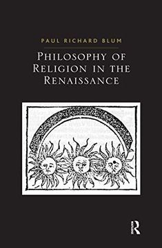 portada Philosophy of Religion in the Renaissance (in English)