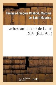 portada Lettres Sur La Cour de Louis XIV (in French)