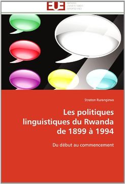portada Les Politiques Linguistiques Du Rwanda de 1899 a 1994