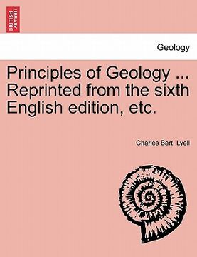 portada principles of geology ... reprinted from the sixth english edition, etc.