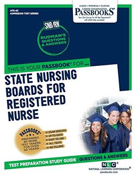 portada State Nursing Boards for Registered Nurse (Snb (en Inglés)