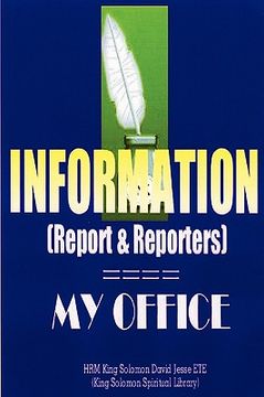 portada information (report and reporters) (en Inglés)