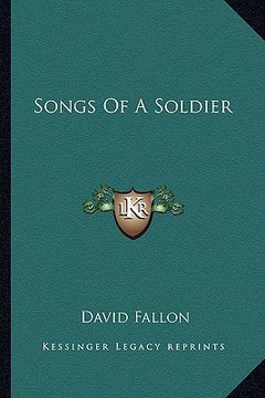portada songs of a soldier (en Inglés)