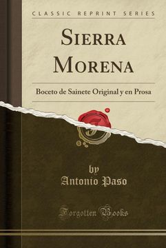 portada Sierra Morena: Boceto de Sainete Original y en Prosa