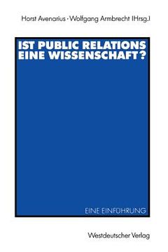 portada Ist Public Relations Eine Wissenschaft?: Eine Einführung (in German)