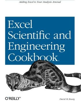 portada Excel Scientific and Engineering Cookbook: Adding Excel to Your Analysis Arsenal (Cookbooks (O'reilly)) (en Inglés)