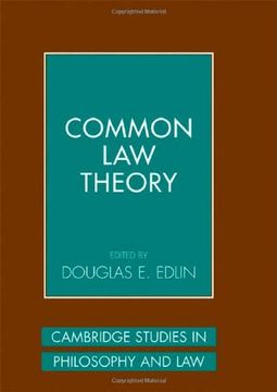 portada Common law Theory Hardback (Cambridge Studies in Philosophy and Law) (in English)