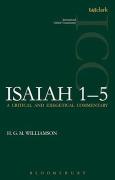 portada Isaiah 1-5 (ICC): A Critical and Exegetical Commentary
