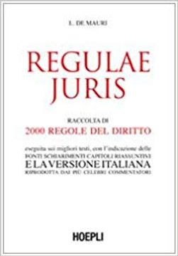 portada Regulae Juris (en Italiano)