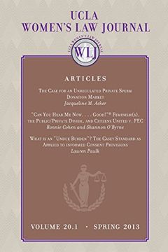 portada UCLA Women's law Journal (Volume 20.1) Spring 2013