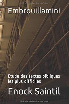 portada Embrouillamini: Etude des Textes Bibliques les Plus Difficiles (en Francés)