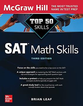 portada Top 50 SAT Math Skills, Third Edition (en Inglés)