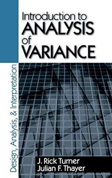 portada Introduction to Analysis of Variance: Design, Analyis & Interpretation (en Inglés)