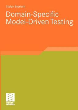 portada domain-specific model-driven testing (en Inglés)