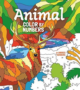 portada Animal Color by Numbers: Includes 45 Artworks to Colour (in English)