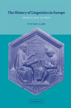 portada The History of Linguistics in Europe Hardback: From Plato to 1600 (Cambridge Textbooks in Linguistics) (en Inglés)