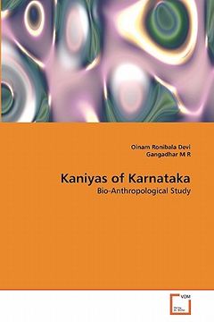 portada kaniyas of karnataka (en Inglés)