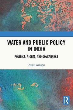 portada Water and Public Policy in India (en Inglés)