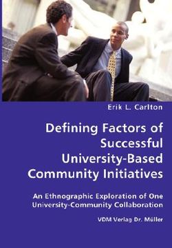 portada defining factors of successful university-based community initiatives