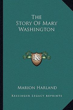 portada the story of mary washington (in English)