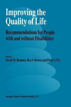 portada Improving the Quality of Life: Recommendations for People with and Without Disabilities