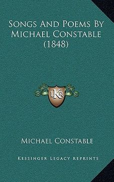 portada songs and poems by michael constable (1848) (en Inglés)
