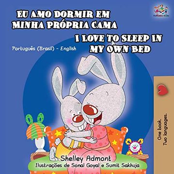 portada I Love to Sleep in my own Bed: Portuguese English Bilingual Children's Book (Portuguese English Bilingual Collection) (en Portugués)