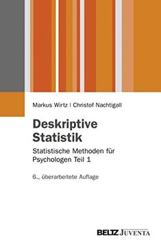 portada Deskriptive Statistik: Statistische Methoden für Psychologen Teil 1 (Juventa Paperback) (en Alemán)