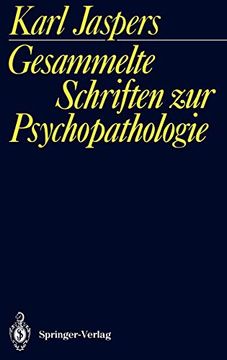 portada Gesammelte Schriften zur Psychopathologie 