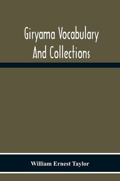 portada Giryama Vocabulary And Collections (in English)