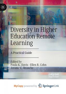 Diversity in Higher Education Remote Learning (en Inglés)