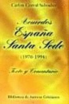 portada Acuerdos España-Santa Sede (1976-1994).: Texto y comentario (NORMAL) (in Spanish)
