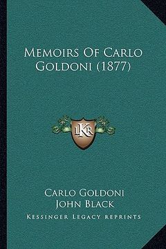 portada memoirs of carlo goldoni (1877) (en Inglés)