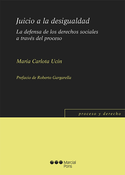 portada JUICIO A LA DESIGUALDAD LA DEFENSA DE LOS DERECHOS SOCIALES A TRAVES DEL PROCESO (in Spanish)